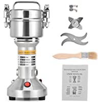 HUKOER Molinillo de granos portátil- 150 g Capacidad 220 V Molino de cereales de hierbas de grano de especias Molino…
